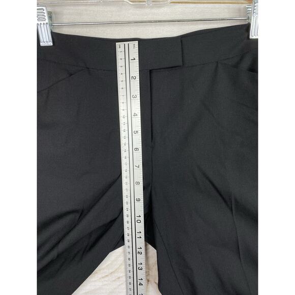 Lafayette 148 New York Wool Pants Sz 4 Black Straight Stretch Lightweight - Picture 4 of 11